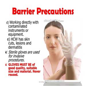Infection Control, Barrier Precautions and OSHA